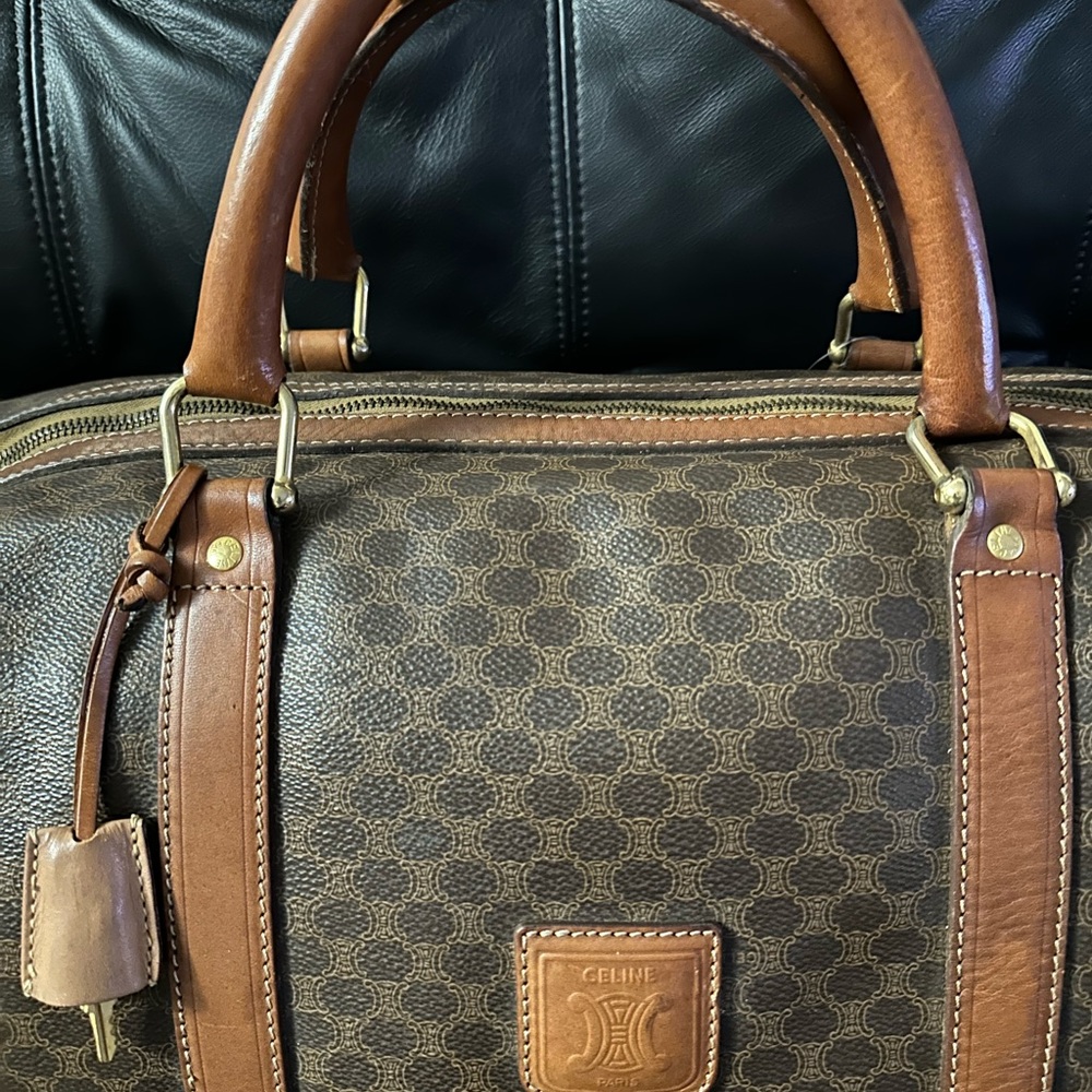 Celine triomphe 55 vintage travel bag - Picture 2 of 8
